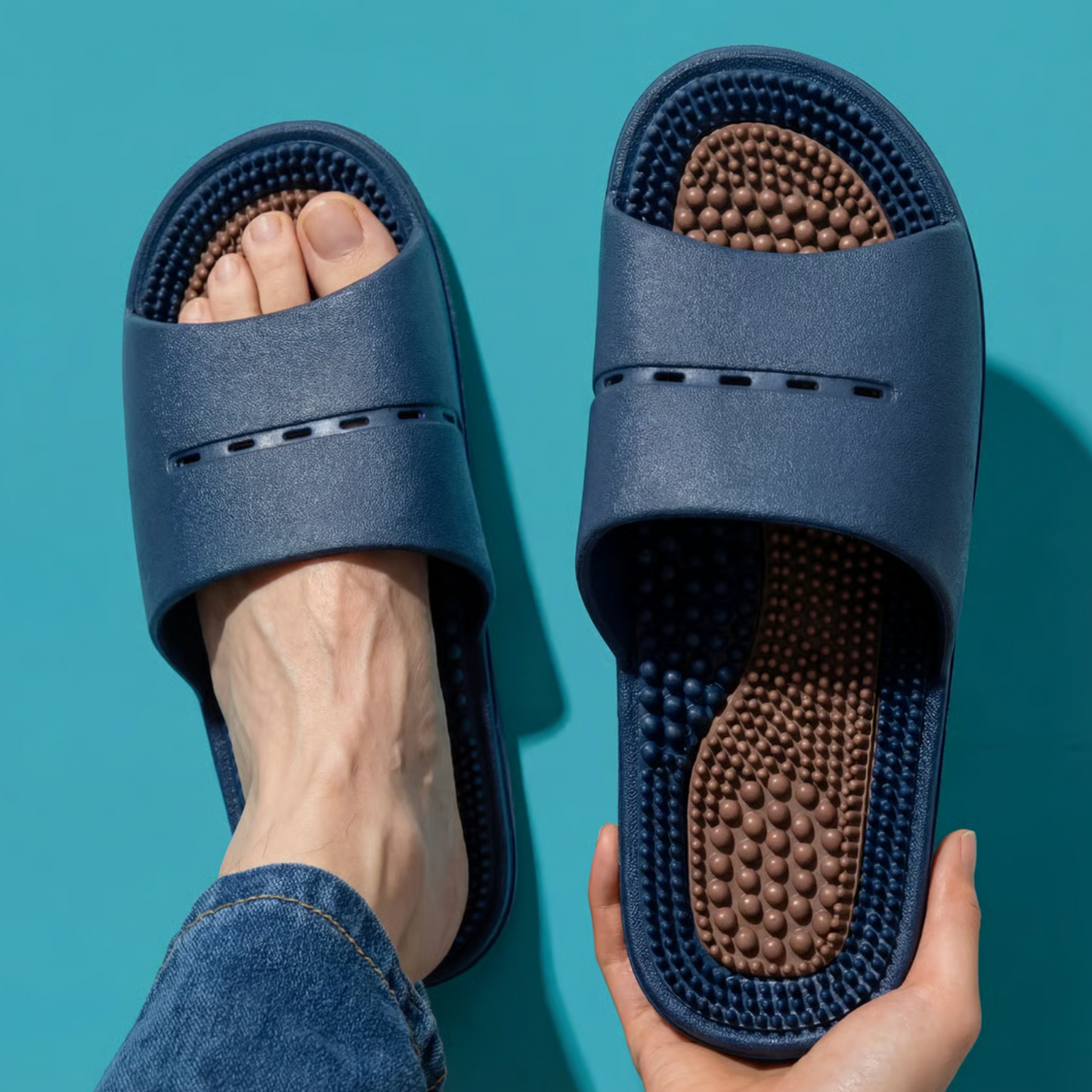 סנדלי עיסוי - נקודות לחץ אקופונקטורה 